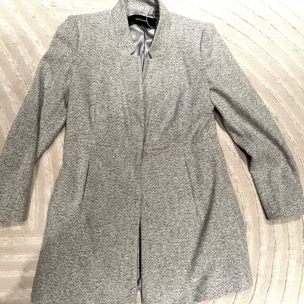 Zara grey coat size s